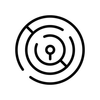 seguridad sistema icono vector