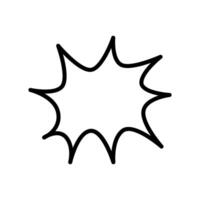 Message bubble icon vector