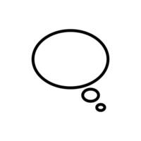 Message bubble icon vector