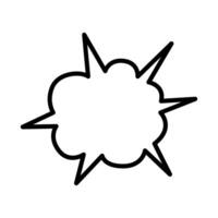 Chat bubble icon vector