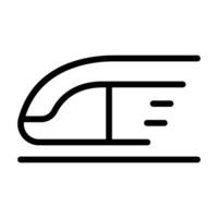 High speed train icon vector
