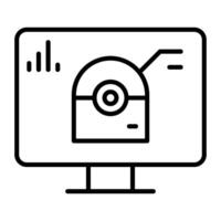 AI, artificial intelligence icon vector