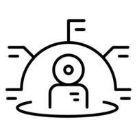 AI, artificial intelligence icon vector