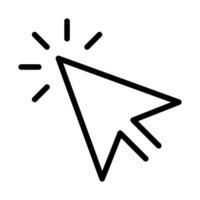 Pointer, cursor icon vector