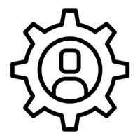 User setting icon vector