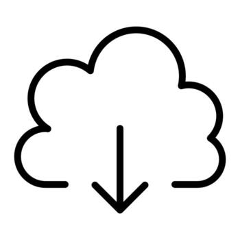 Cloud computing icon vector