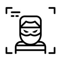 Hacker detection icon vector