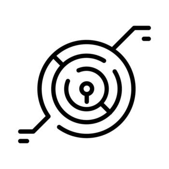 seguridad sistema icono vector