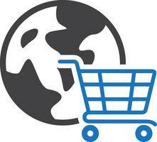 Shopping icon symbol image vector