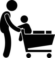 Shopping icon symbol image vector