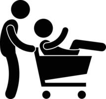 Shopping icon symbol image vector