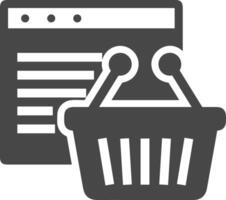 Shopping icon symbol image vector