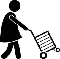 Shopping icon symbol image vector