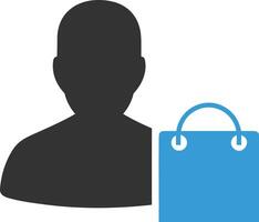 Shopping icon symbol image vector