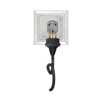 Illustration of plug and socket vector