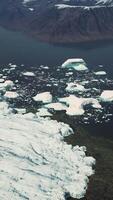 Panoramic view of big Glacier at Alaska video