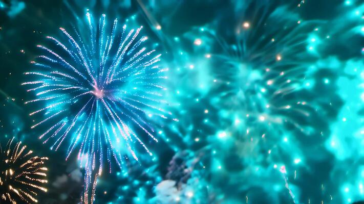 Fireworks Background Stock Video Footage for Free Download