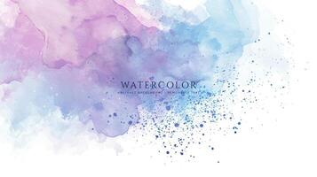 Abstract horizontal watercolor background. Neutral light colored empty space background illustration vector