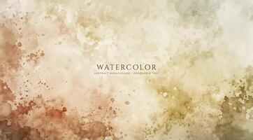 Abstract horizontal watercolor background. Neutral light colored empty space background illustration vector