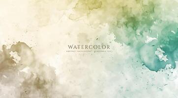 Abstract horizontal watercolor background. Neutral light colored empty space background illustration vector