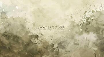 Abstract horizontal watercolor background. Neutral light colored empty space background illustration vector