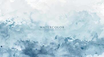 Abstract horizontal watercolor background. Neutral light colored empty space background illustration vector