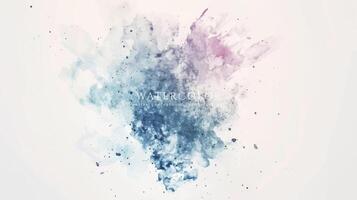 Abstract horizontal watercolor background. Neutral light colored empty space background illustration vector