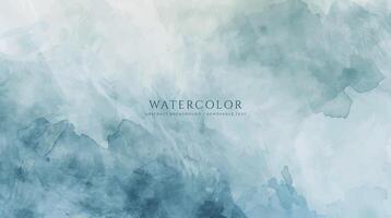 Abstract horizontal watercolor background. Neutral light colored empty space background illustration vector