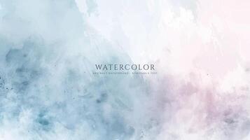 Abstract horizontal watercolor background. Neutral light colored empty space background illustration vector