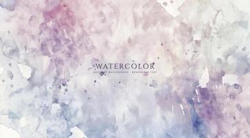 Abstract horizontal watercolor background. Neutral light colored empty space background illustration vector