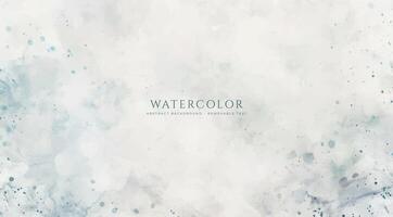 Abstract horizontal watercolor background. Neutral light colored empty space background illustration vector
