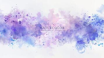 Abstract horizontal watercolor background. Neutral light colored empty space background illustration vector