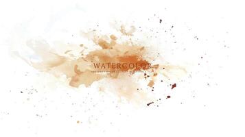 Abstract horizontal watercolor background. Neutral light colored empty space background illustration vector