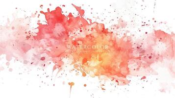 Abstract horizontal watercolor background. Neutral light colored empty space background illustration vector