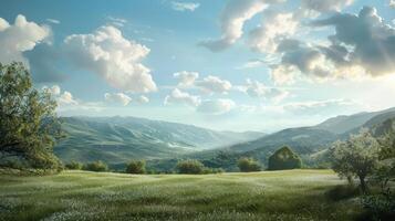 Natures Elegance A Product Advertisement in Serene Scenery photo