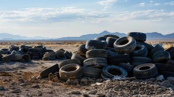 Wasteland Tires The Environmental Impact of Reckless Dumping photo