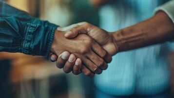 A Bond of Trust and Unity Clasped Hands Together photo