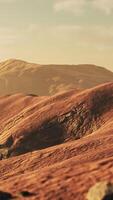 sand dunes at sunset in the Sahara Desert video