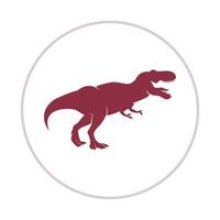 Tyrannosaurus design beautiful abstract art colorful trendy illustration background vector