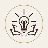 Bulb trendy useful icon abstract colorful art illustration background design vector