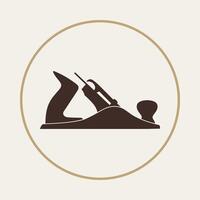Jack Plane trendy useful icon abstract colorful art illustration background design vector