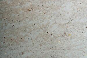Close up of cement floor texture for background with copy space for text or image. Cement floor with sand stains. photo
