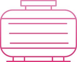 Septic Tank Line Gradient Icon vector