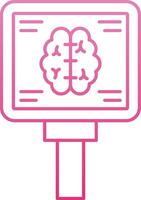 Mri Line Gradient Icon vector