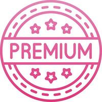 Premium Line Gradient Icon vector