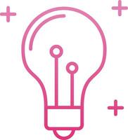 Idea Line Gradient Icon vector