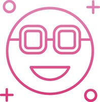 Cool Line Gradient Icon vector