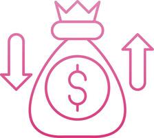 Sales Enablement Line Gradient Icon vector