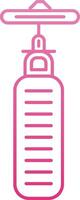 Rotary Tool Line Gradient Icon vector