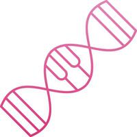Genetics Line Gradient Icon vector